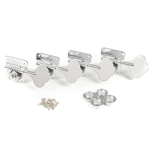 Fender Pure Vintage '70s Bass Tuning Machines - Nickel/Chrome (4) image 1