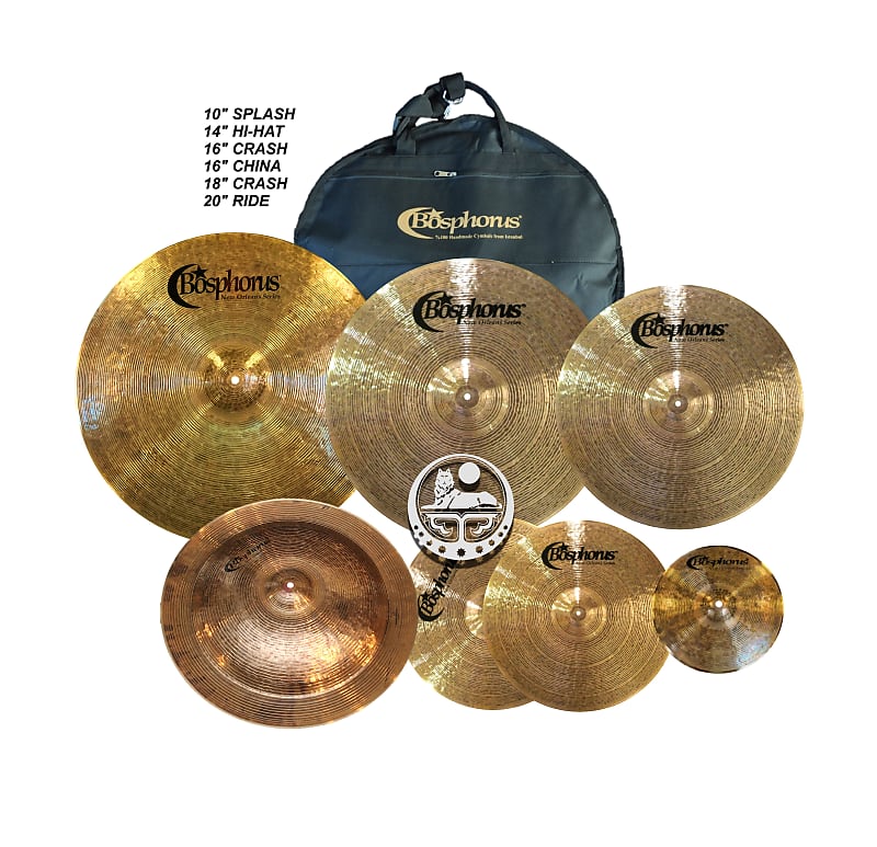 Bosphorus New Orleans Multi Cymbal Pack Box Set Reverb UK