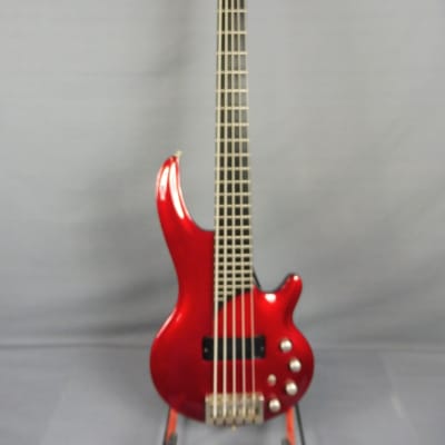 Cort Curbow 5 string Bass Dark Red | Reverb