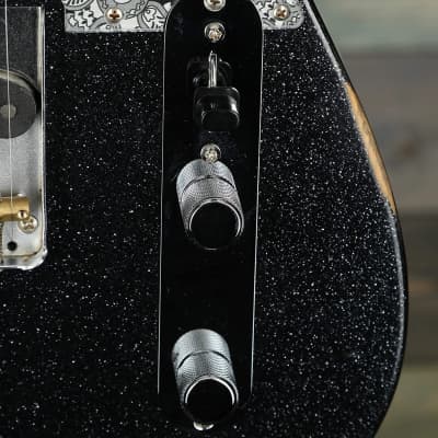 Fender Brad Paisley Esquire Electric Guitar, Maple Fingerboard, Black Sparkle image 4