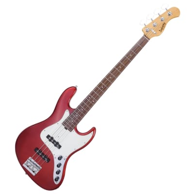 Sadowsky MetroExpress 21-Fret Vintage JJ 4-String Bass, Candy Apple Red Metallic High Polish, Morado Fretboard (2023 Updated Model) image 10