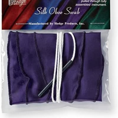 Hodge Silk Oboe Swab - Deep Purple image 1