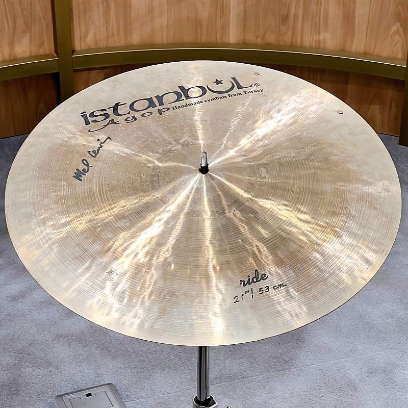 Istanbul Agop USED Mel Lewis Ride 21 with 2 Rivets Reverb Norway