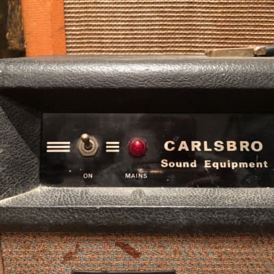 Vintage 1960s Carlsbro Sound CS40-60 PA MK1 EL34 Valve Amplifier Lay Down Trans image 3