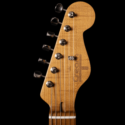 Cream T Guitars Crossfire SRT-6 w/ Pickup Swapping in Aero Blue image 5