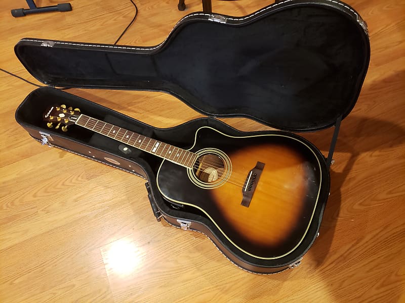 美品 トップ単板！ Epiphone AJ-18SCE VSB プリアンプ搭載 美品 トップ単板！ Epiphone AJ-18SCE VSB プリアンプ搭載