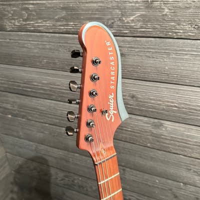 Fender Squier Contemporary Active Starcaster Semi Hollow body Electric Guitar - Gunmetal Metallic image 10