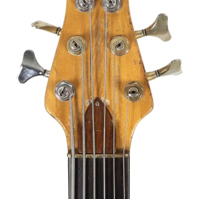 Vintage Abe Rivera Custom 6-String Electric Bass Guitar w/ Gig Bag image 8