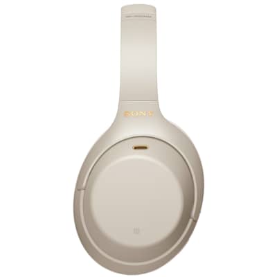 Sony WH1000XM4/S Wireless Noise Cancelling Headphones, Silver Pro Stand Kit image 4
