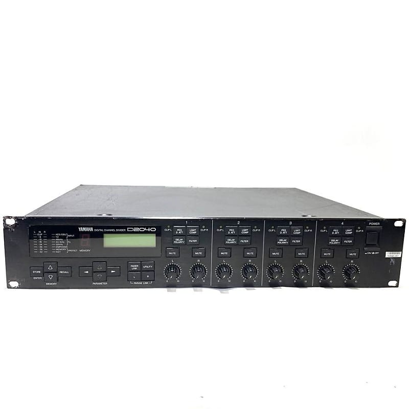 Yamaha D2040 Dual-Channel 4-way Digital Crossover/System Controller #2289 -  USED | Reverb