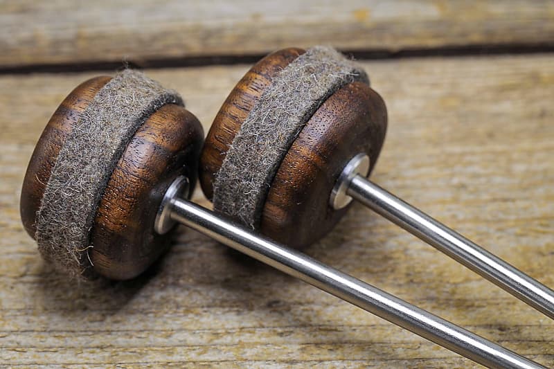 Cherry Hill Drums Black Walnut Beater w/ Felt Insert in Reverb