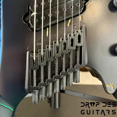 Ormsby Custom Shop Goliath Black Friday Rainbow Multiscale 7-String Electric Guitar w/ Bag-Black Friday Rainbow image 9