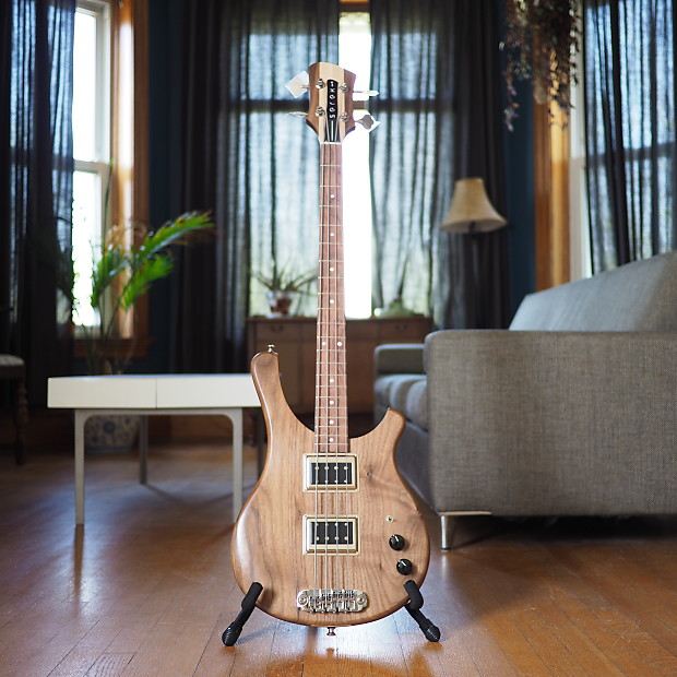 Serek Basses Sacramento Medium Scale Bass 2017 PRE-ORDER Natural Oil Walnut image 1