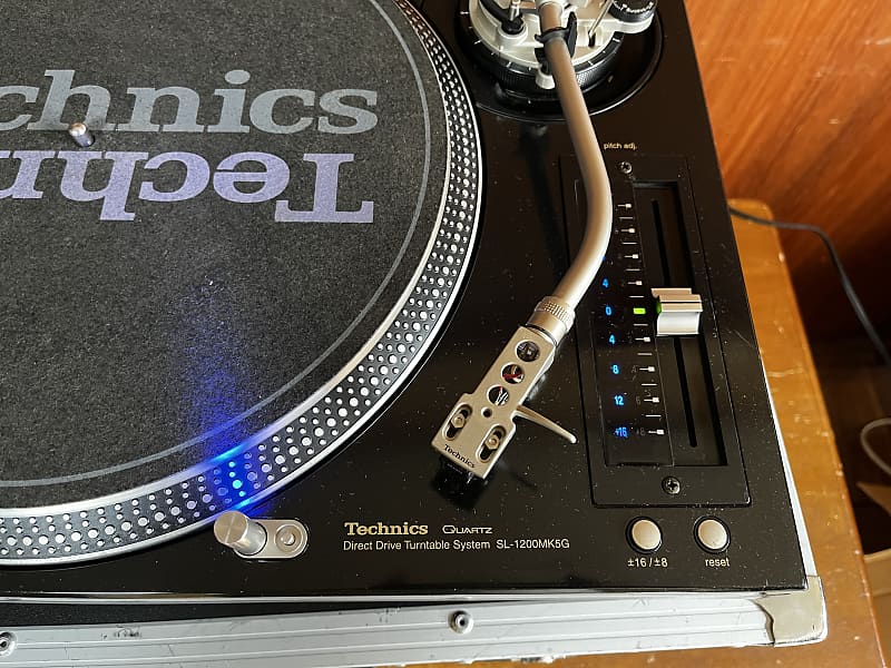 Technics SL-1200 MK5-K w/original box Black face 100v