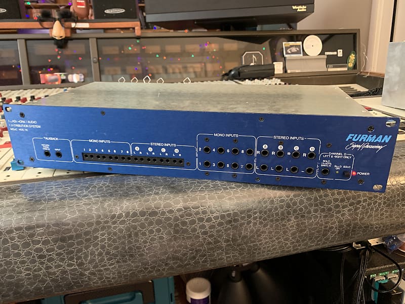 Furman HDS-16 headphone Cue mixer distro