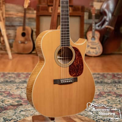 (Floor Model w/ Full Warranty) Preston Thompson Custom Shop OOOO-CWJMS Sitka/Figured Maple Acoustic Guitar #1404 image 2