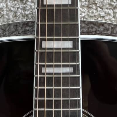 D'Angelico Premier Lexington Dreadnought Acoustic Electric Guitar Black Cherry image 7