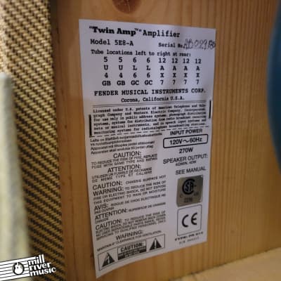 Fender '57 Twin-Amp Tweed Reissue 2009 40-Watt 2x12" Guitar Combo w/ Original over image 3