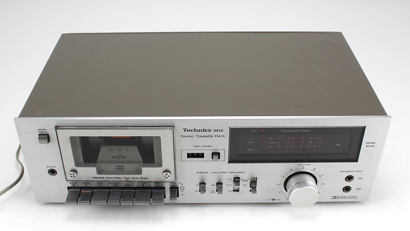 Technics RS-M12 Stereo Cassette Deck - Full working  			
