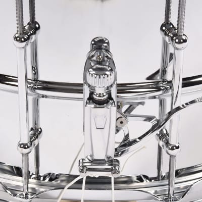 Ludwig Supralite Steel Snare Drum - 8x14" - Polished (LU0814SL) image 4