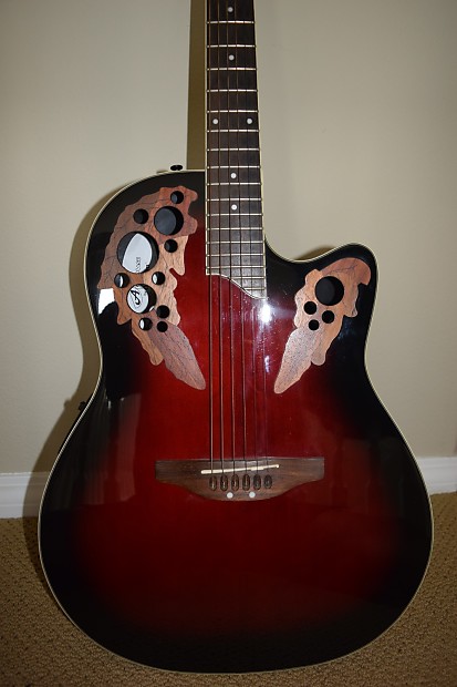 美品 Applause by Ovation オベーション ギター AE148 Ovation Applause Series AE148 Super Shallow Cutaway Acoustic