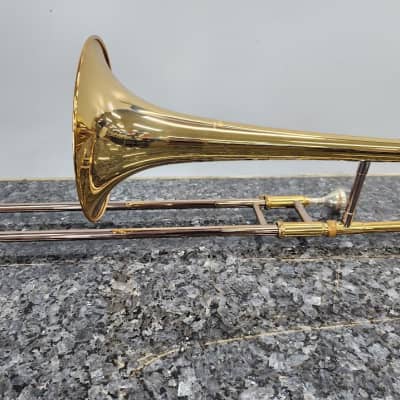 Yamaha YSL-354 Standard Trombone 2010s - Lacquered Brass image 12