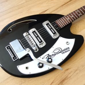 1960s Teisco May Queen Vintage Hollowbody Electric Guitar Japan