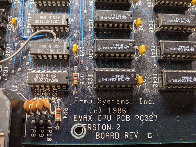 mu E-MU Systems EMAX SE Rev. C Mainboard (Digital Board) v2.0
