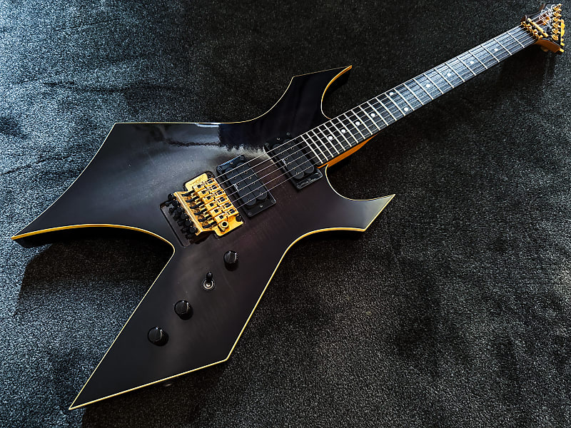 B.C Rich 日本製 black 1988 BC Rich Warlock NJ Series Black w/ Floyd Rose, Nagoya