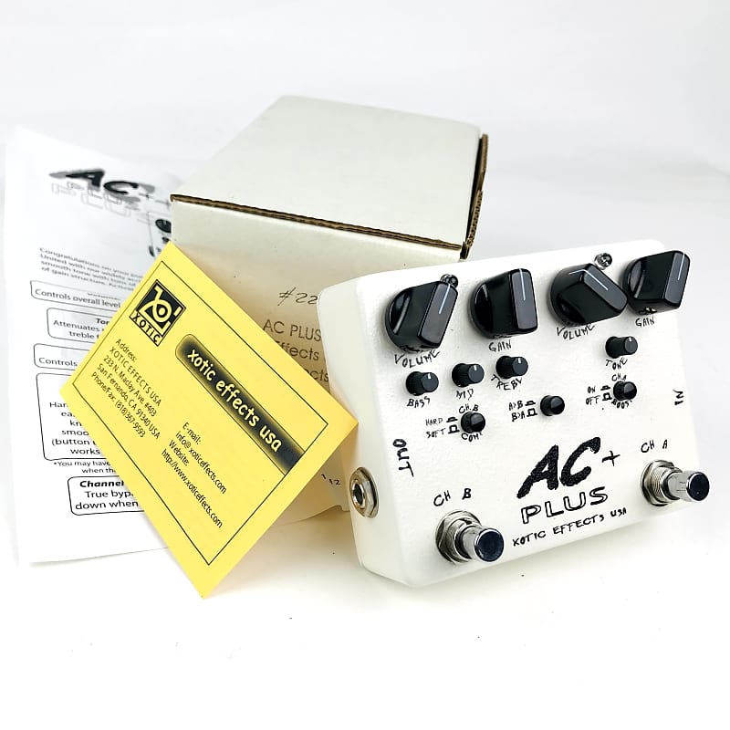 Xotic AC Plus Pedal - Perfect Circuit