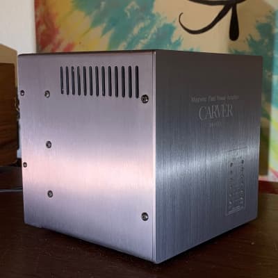 Fully Restored Carver M-400T "The Cube" Stereo/Mono Power Amp - Over 200WPC Or 500W Mono In A Tiny Package! image 6