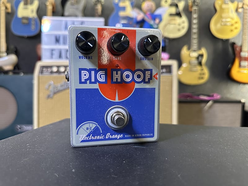 Electronic Orange PIG HOOF replica of the Big Muff П (BMP) Reverb