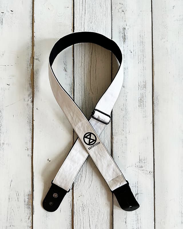 Extra Long Guitar Strap White Reverb
