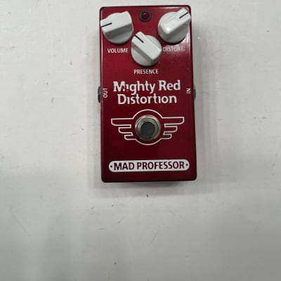 BJF Design Mad Professor Mighty Red Distortion Guitar Effect Pedal | Reverb