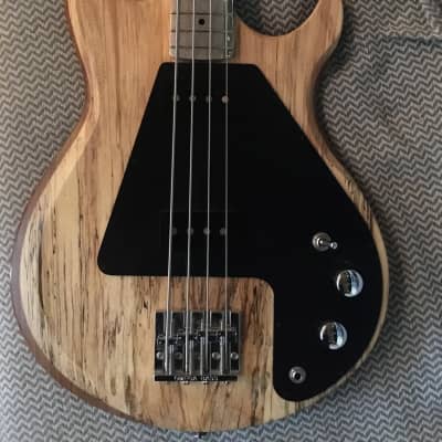 Electrical Guitar Company / Mather Guitars "Ripper" bass 2019 Spalted Maple Natural image 1