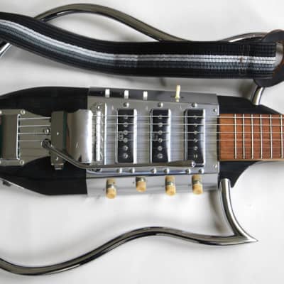 1965 Dynacord Cora stratocaster - black & chrome for sale