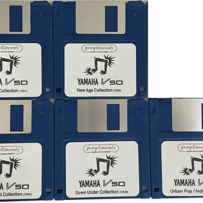 Greytsounds Yamaha V50 synth patches - 5 Disk Set - Ready to load into your V50