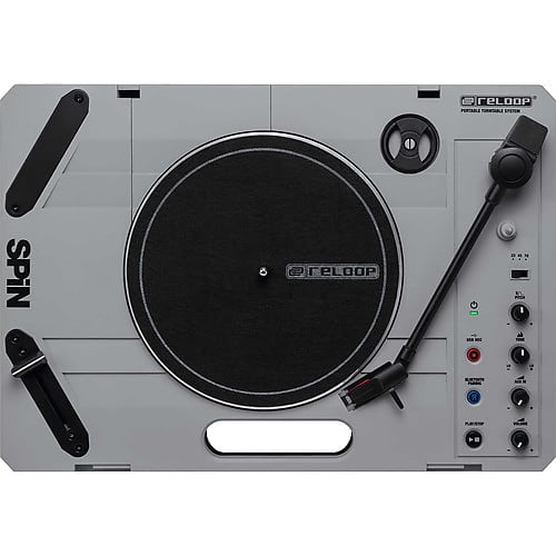 Reloop Spin Portable Turntable System with Scratch Vinyl image 1