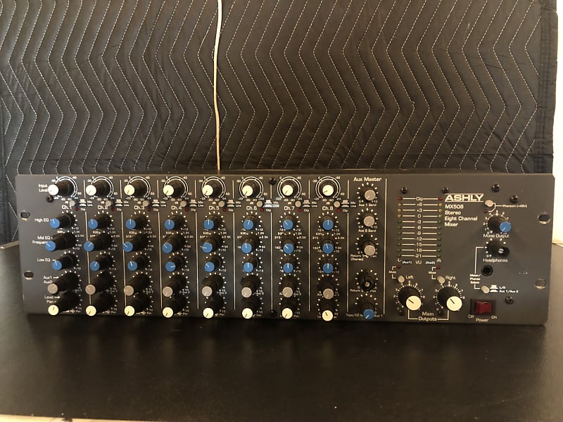 Ashly MX508 8Channel mixer w/ trans mod and direct outs Reverb