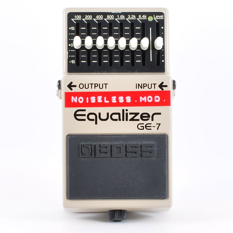 Boss GE-7 Modified Noiseless Equalizer Guitar Effects Pedal