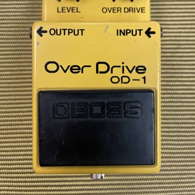 BOSS OD-1 OverDrive 1979 RC3403ADB Silver Screw | Reverb