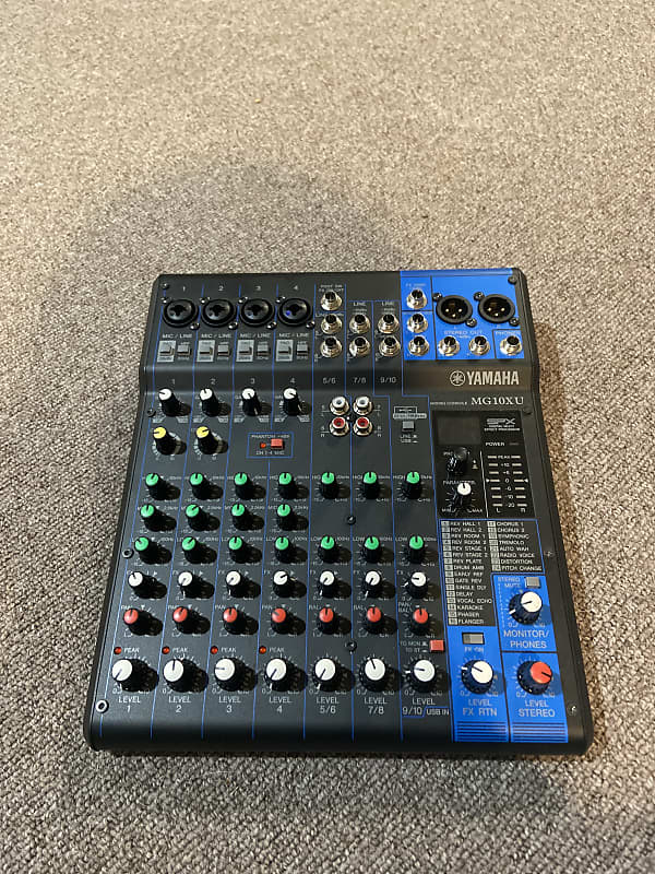 Yamaha MG10XU 10Channel Analog Mixer 2016 Present Black Reverb