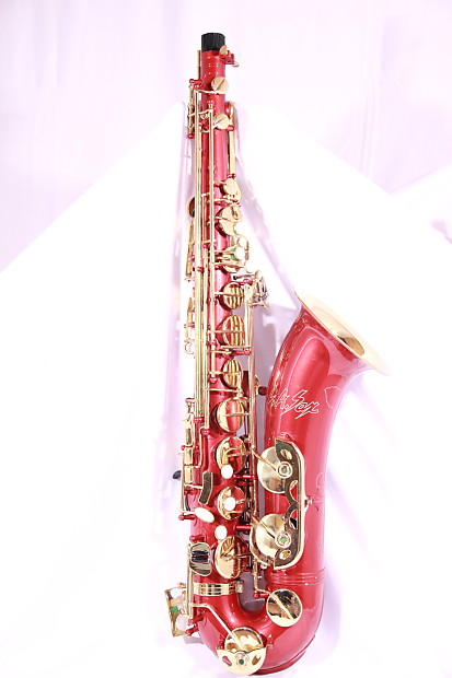 Red saxophone shop