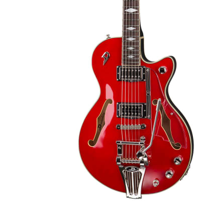 Electric Guitar DUESENBERG STARPLAYER TV DELUXE - Crimson Red + Custom Line Case for sale