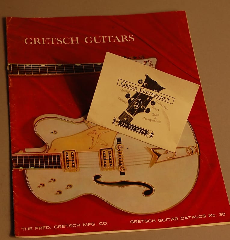 1962 Gretsch guitar Catalog 30 Reverb