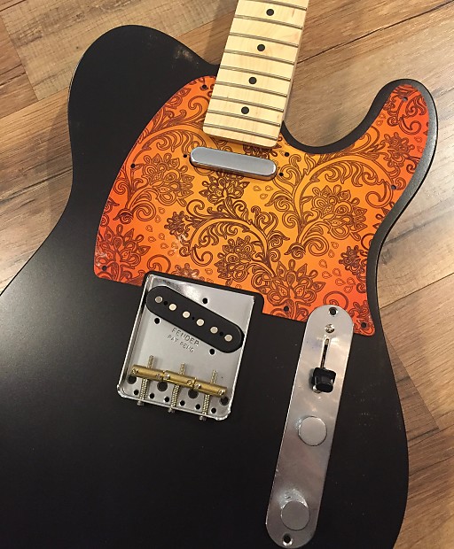 Orange telecaster pickguard hot sale