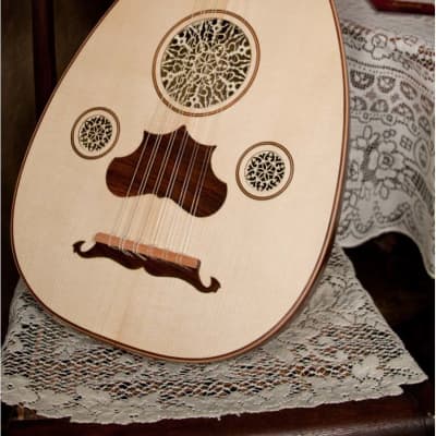 Mid-East OUDRT Turkish Oud Sheesham w/Gig Bag, Pick & Owner's Guide image 3