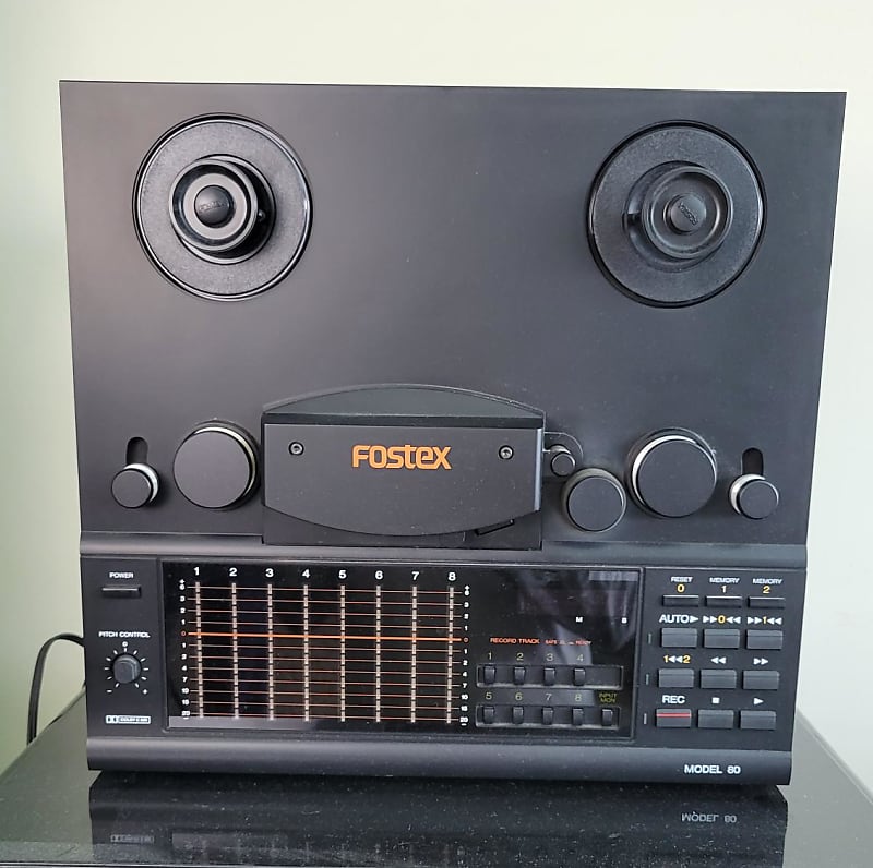 Fostex Model 80 1985 Black [8-Track 1/4 Reel to Reel Tape Recorder]