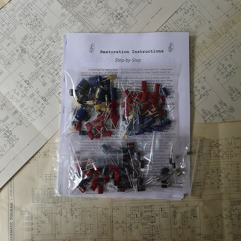 Bose 901 IV restoration kit filter capacitor repair rebuild fix  			