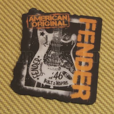 910-0246-000 Fender Stratocaster Guitar Graffiti Fridge & Filing Cabinet Magnet image 1